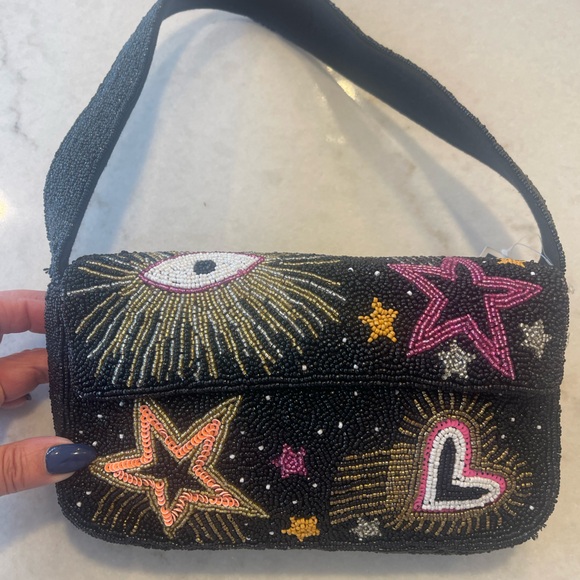 Handbags - EYE IN THE SKY BEADED BAG!!!